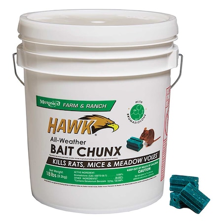 Motomco Hawk Bait Chunx and Place Pacs 31218